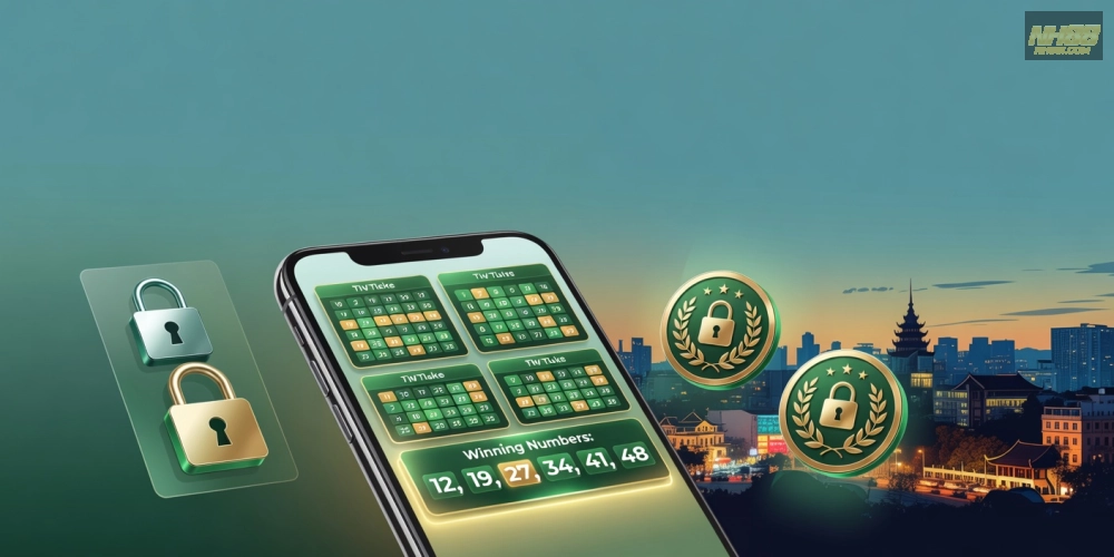 Minh họa tổng quan về xổ số kiến thiết nh88 với các yếu tố hiện đại và an toàn