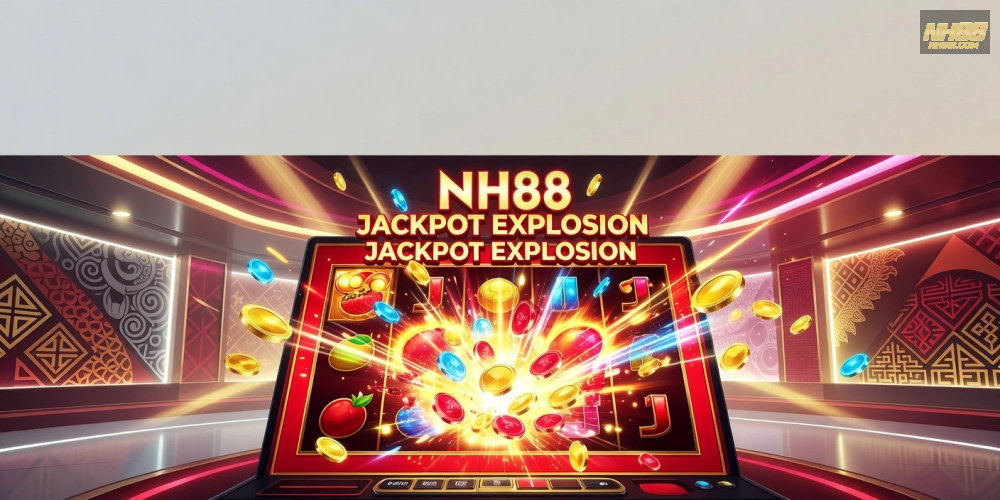 Khái niệm nổ hũ trên nền tảng NH88 được minh họa qua jackpot tích lũy