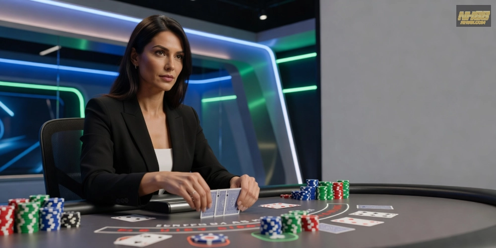 Trải nghiệm live casino house nh88 với Evolution Gaming qua bàn chơi blackjack