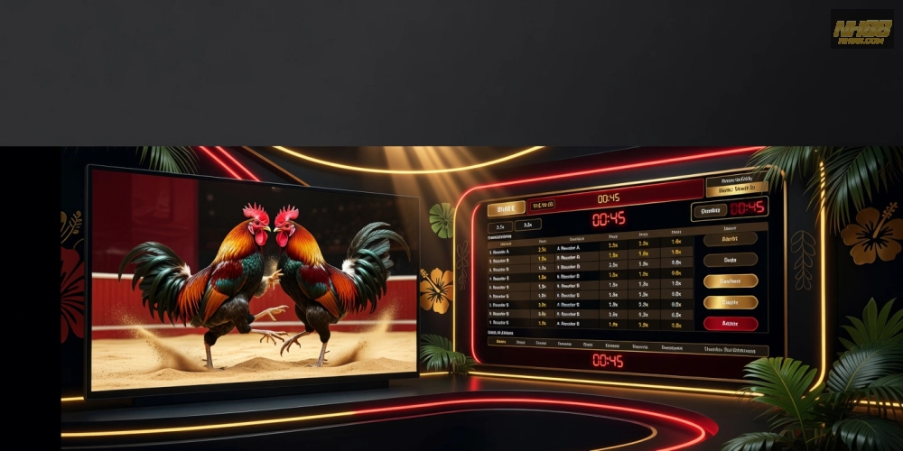Minh họa khái niệm trực tiếp đá gà casino nh88 với giao diện streaming hiện đại